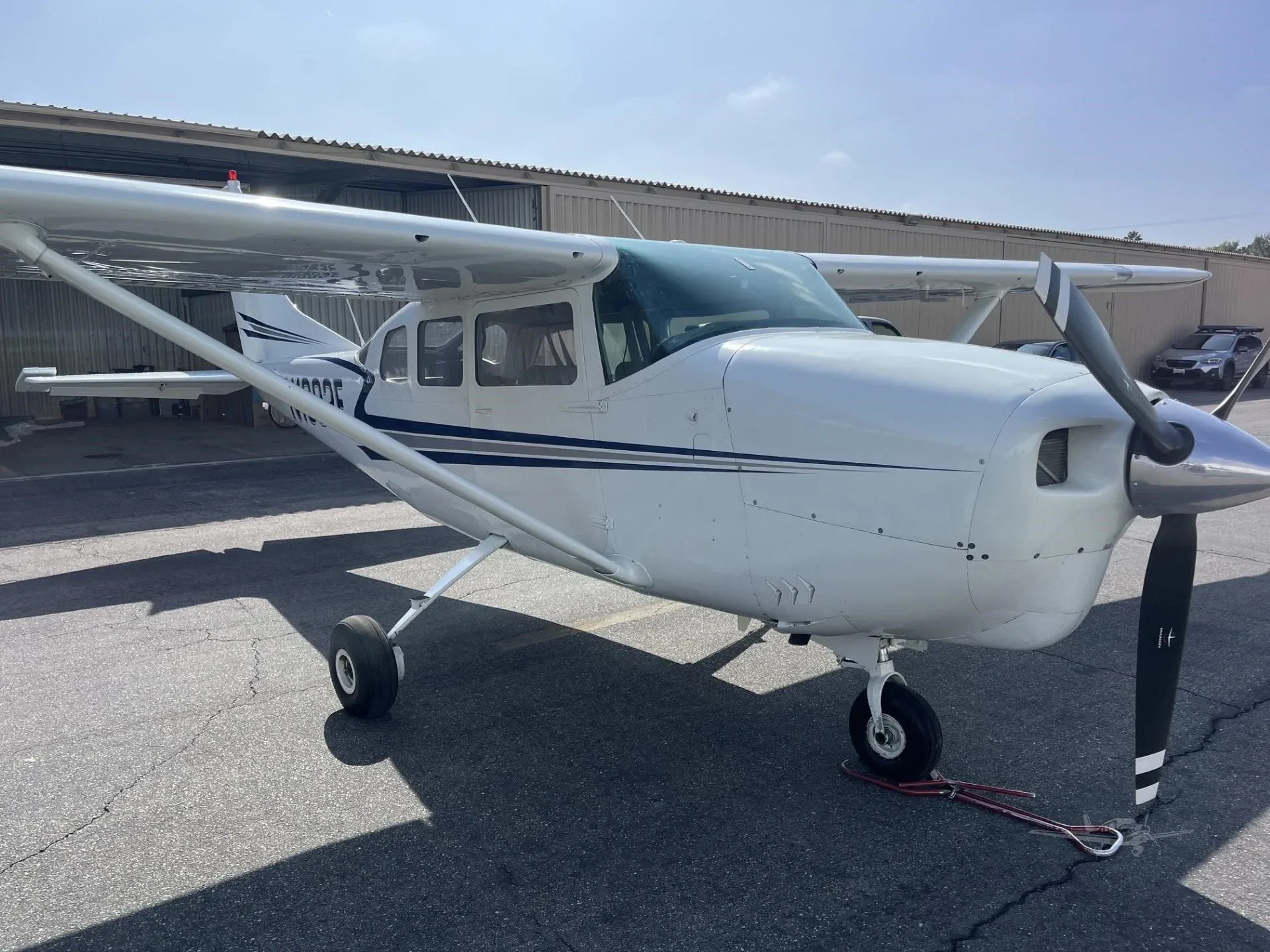 Exterior view of a 1966 CESSNA 210, N1892F.