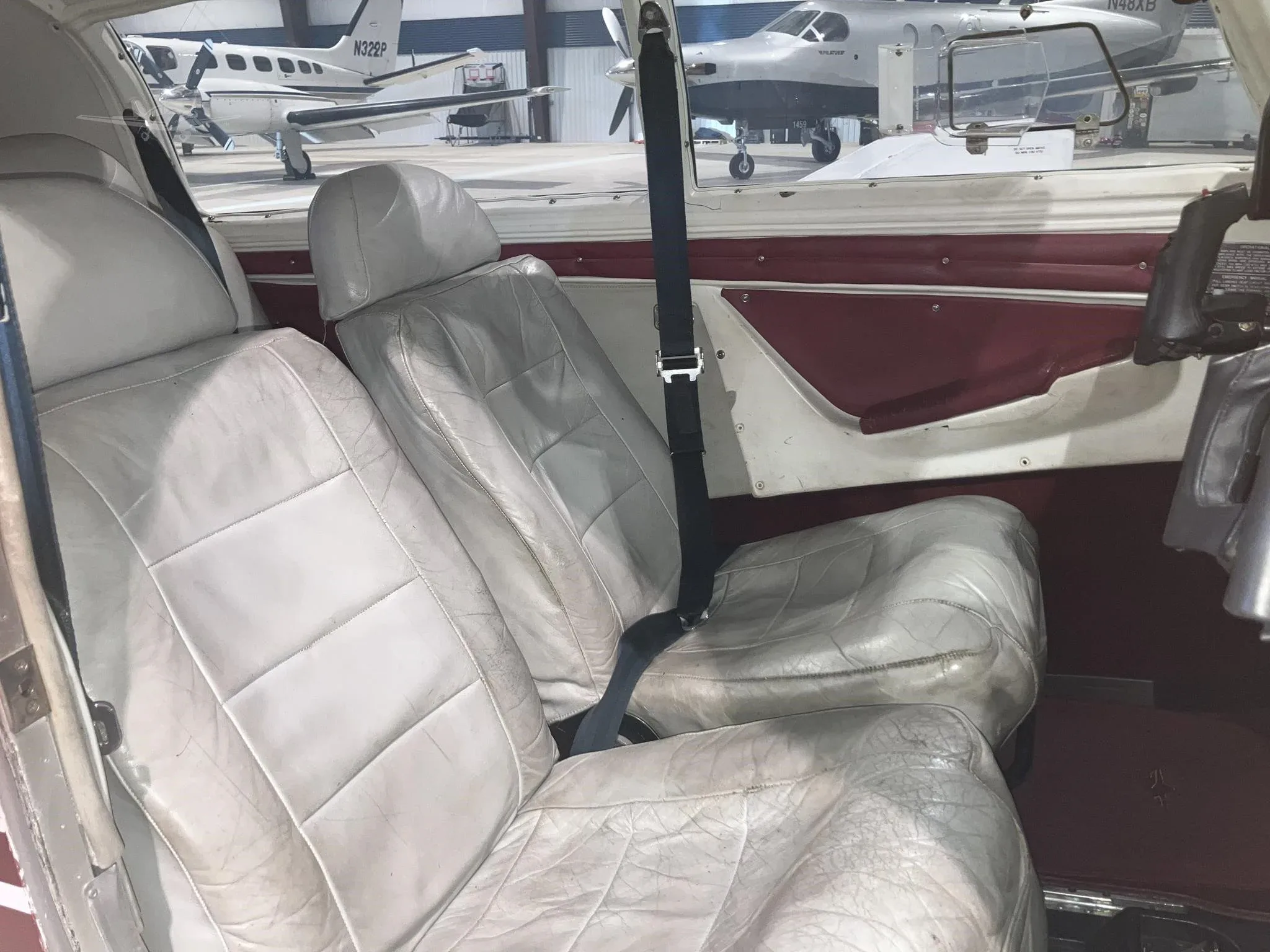 Cabin interior of a 1979 MOONEY M20J 201.