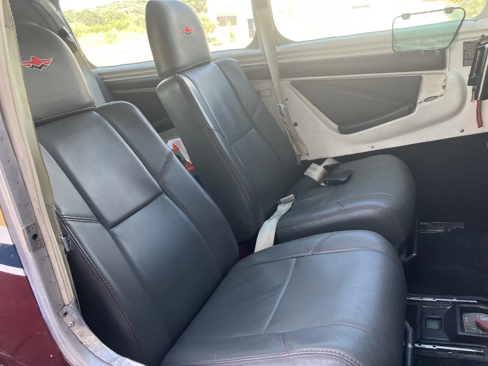 Cabin interior of a 1981 MOONEY M20K 305 ROCKET.