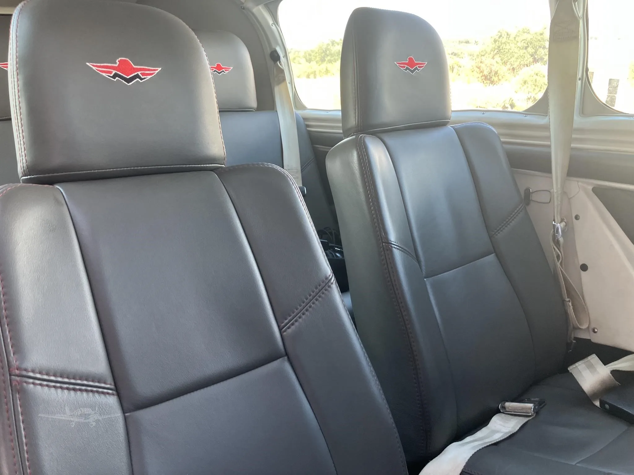 Cabin interior of a 1981 MOONEY M20K 305 ROCKET.