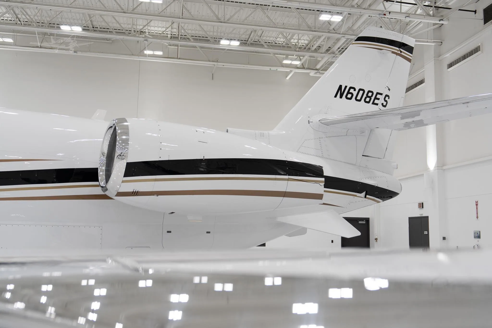 Exterior view of a 2026 CESSNA CITATION LATITUDE, N608ES.