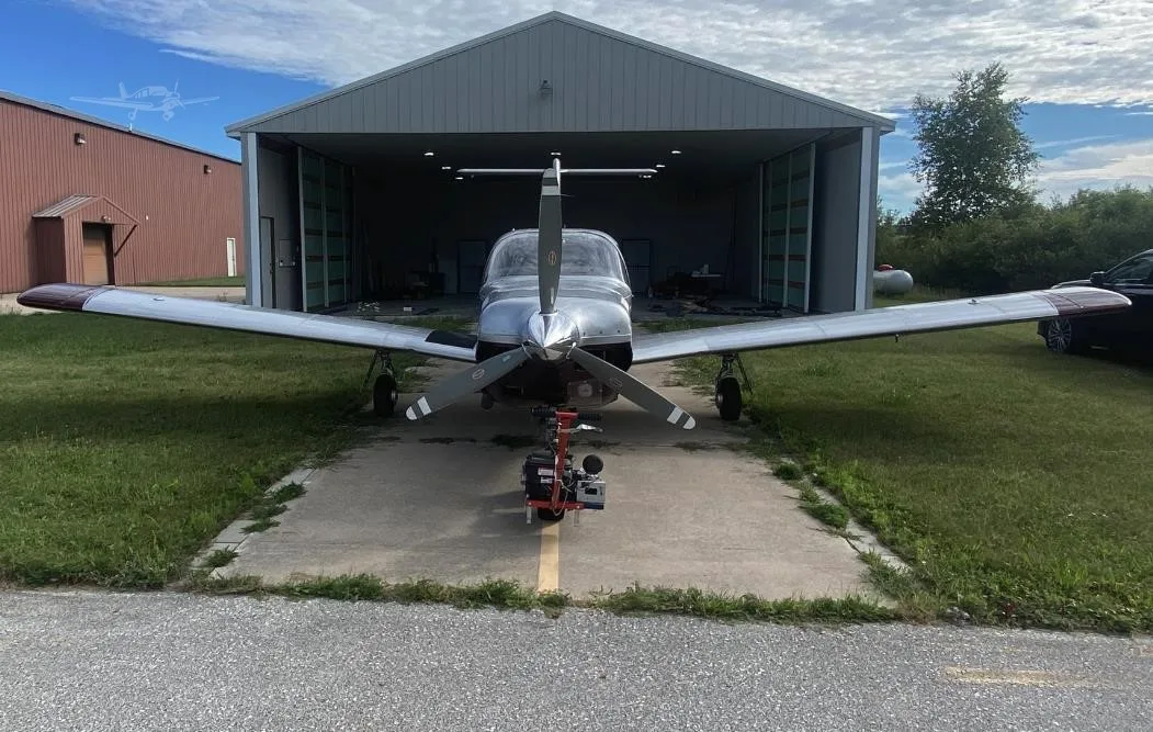 Exterior view of a 1978 PIPER TURBO LANCE II, N21357.