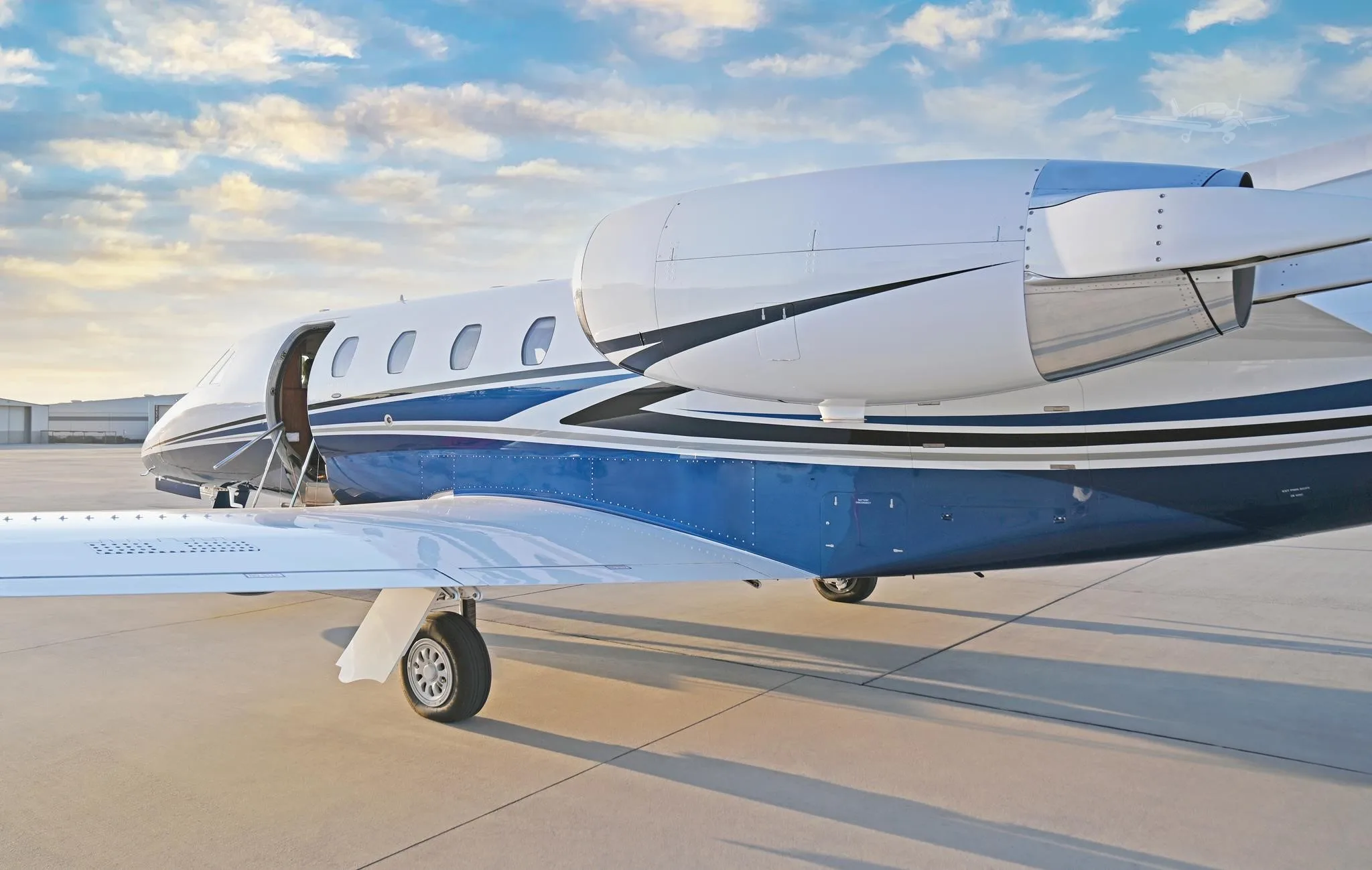 Exterior view of a 2001 CESSNA CITATION EXCEL, N560TP.