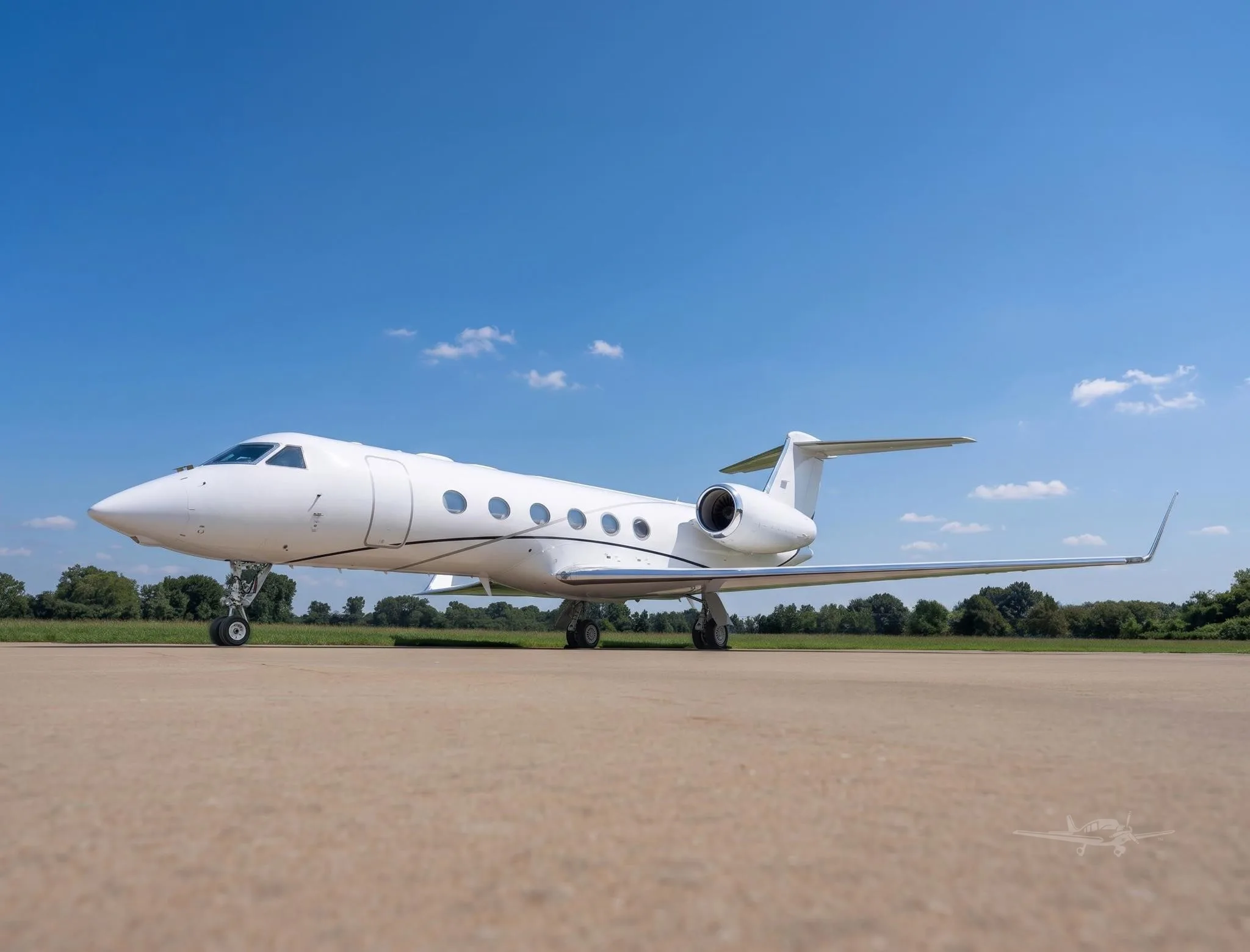 Exterior view of a 2009 GULFSTREAM G450.