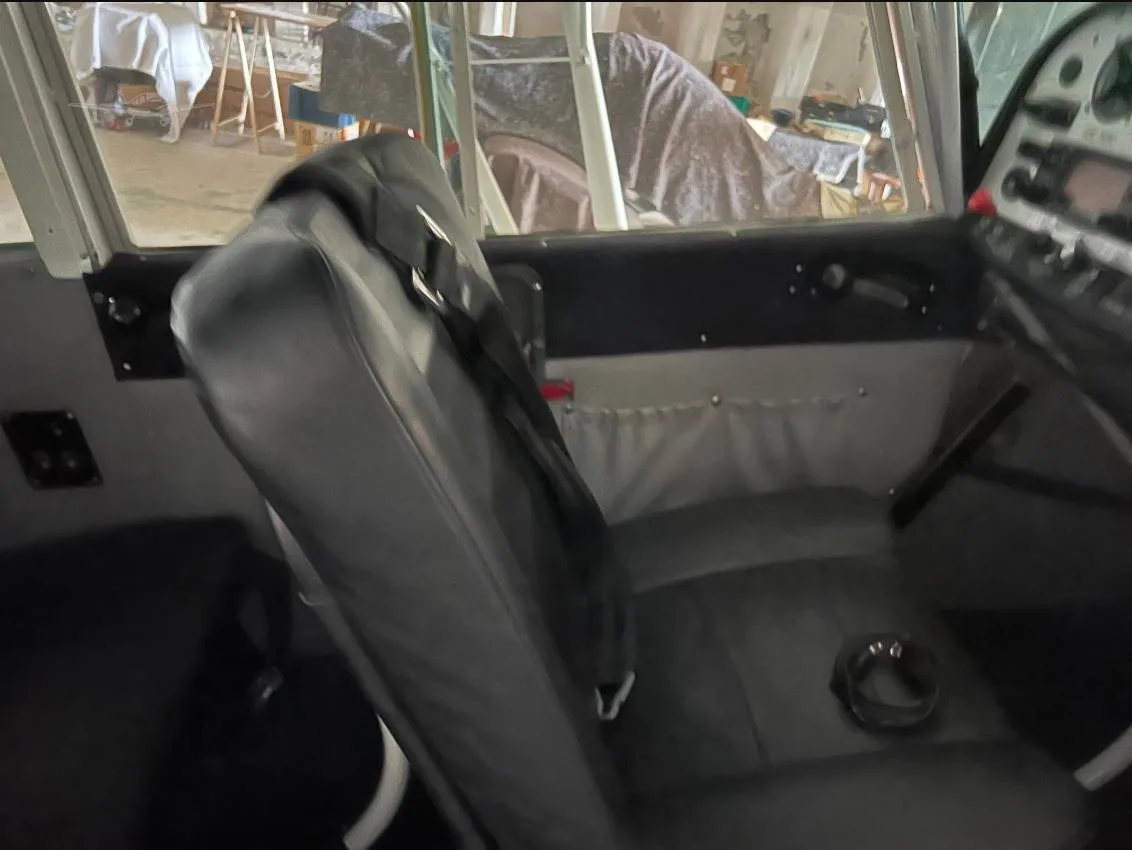 Cabin interior of a 1961 AMERICAN CHAMPION 7-GCB.