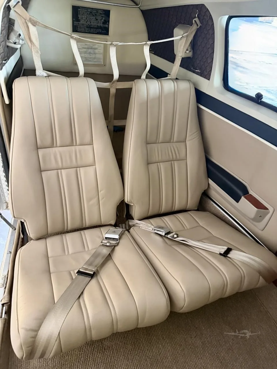Cabin interior of a 1981 BEECHCRAFT A36 BONANZA.