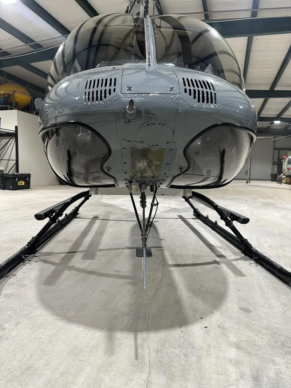 Exterior view of a 1979 BELL 206L I/C30P, N1171.