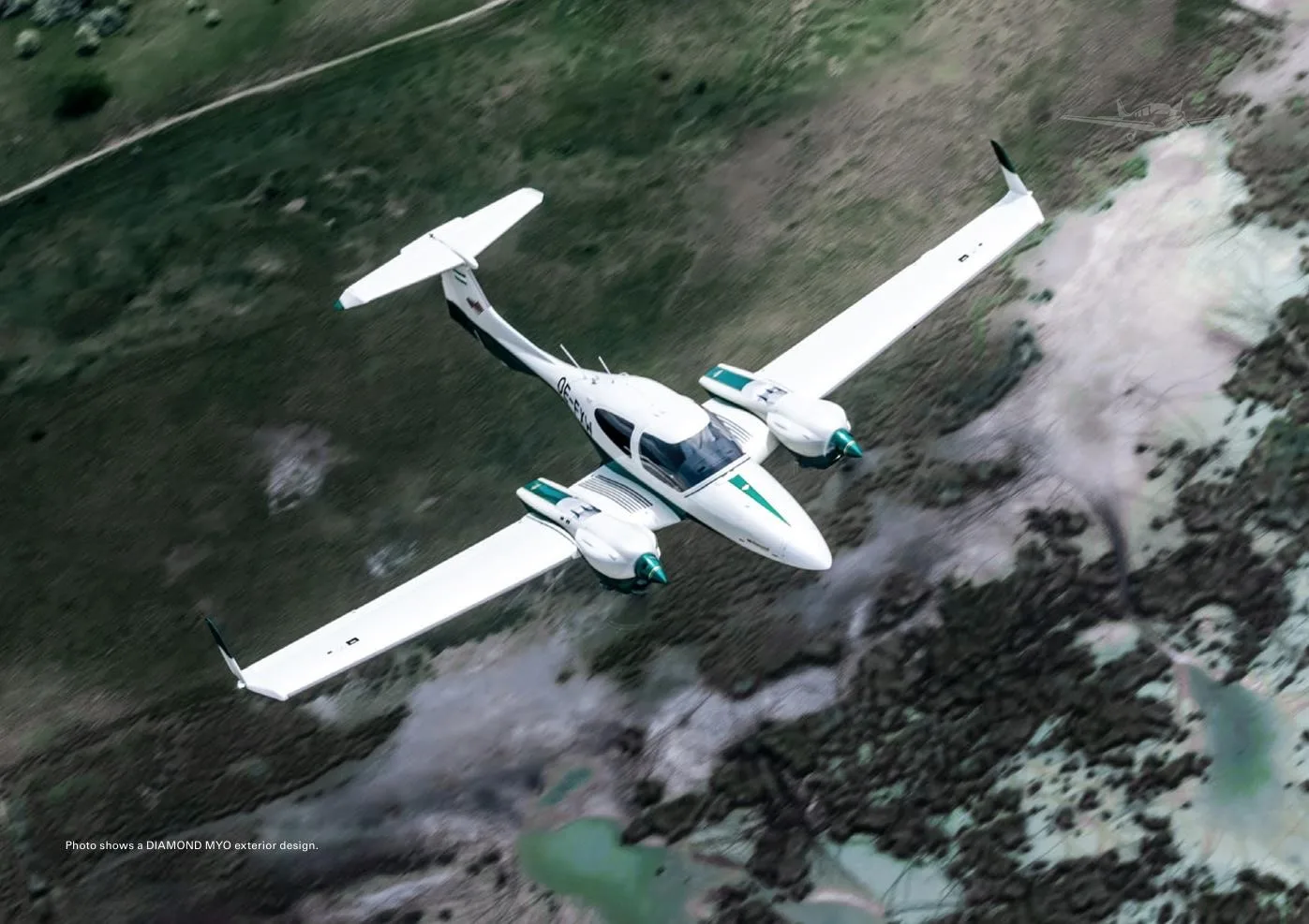 Marketing image of a 2027 DIAMOND DA42 VI.