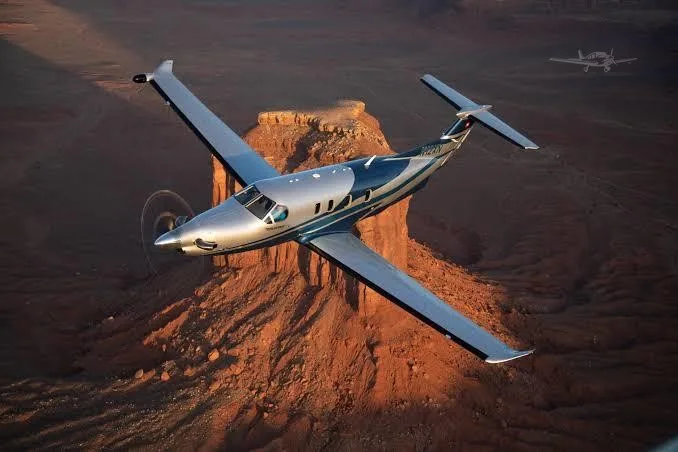 Marketing image of a 2022 PILATUS PC-12 NGX.
