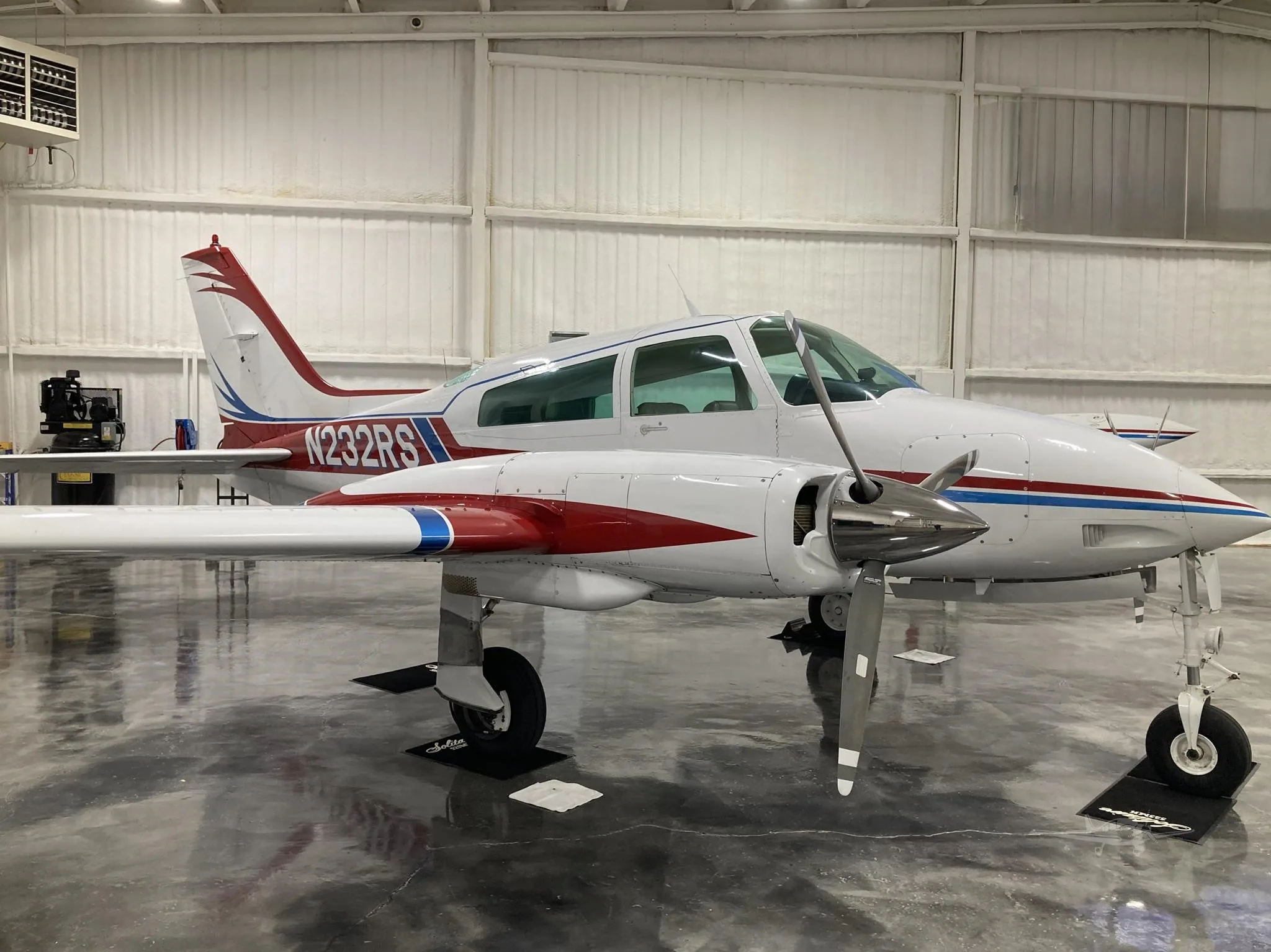 Cabin interior of a 1974 CESSNA 310Q.