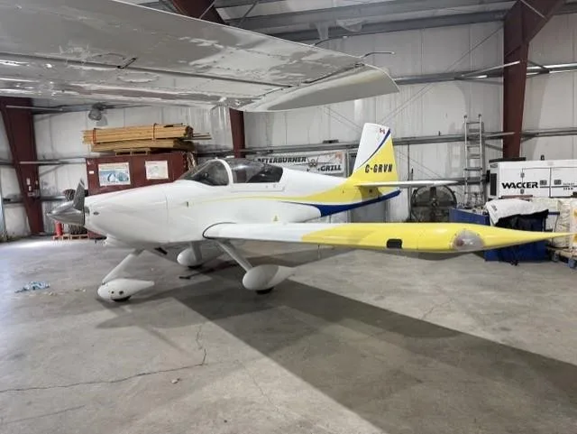Exterior view of a 2004 VANS RV-9A, C-GRVN.