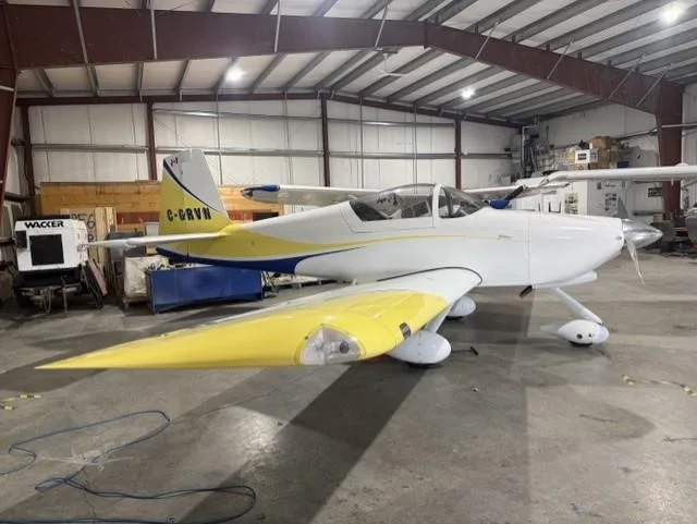 Exterior view of a 2004 VANS RV-9A, C-GRVN.