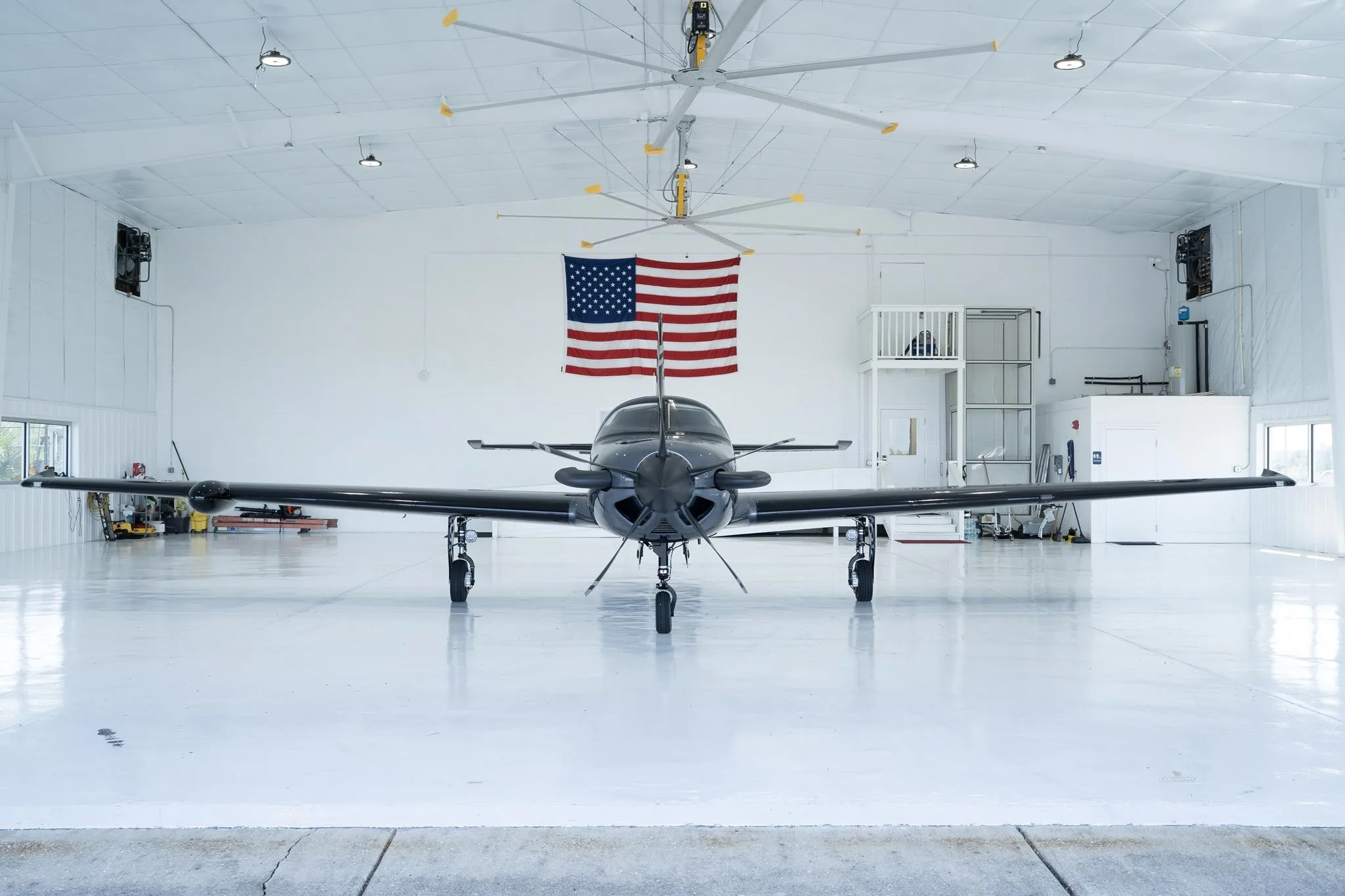 Exterior view of a 2026 PIPER M700, N250FG.
