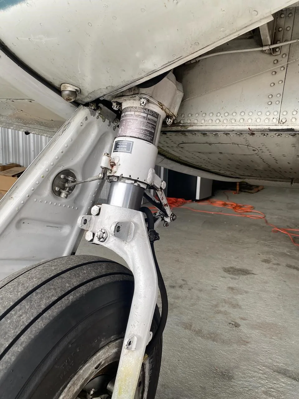 Engine detail of a NORTH AMERICAN AT-6G.