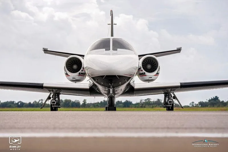 Exterior view of a 1998 CESSNA CITATION BRAVO, N66PF.