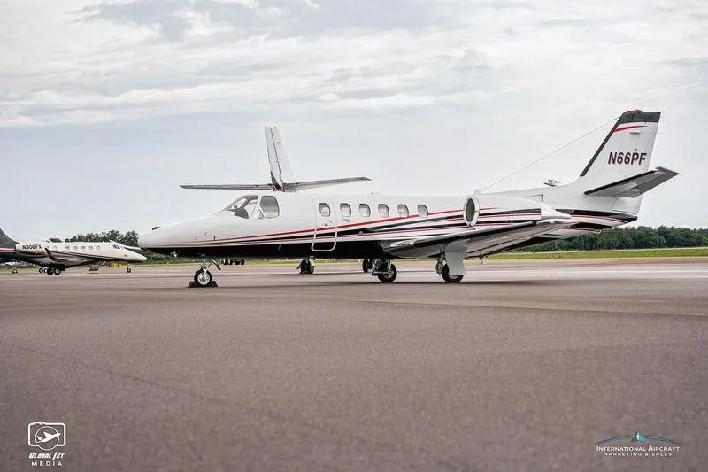 Exterior view of a 1998 CESSNA CITATION BRAVO, N66PF.