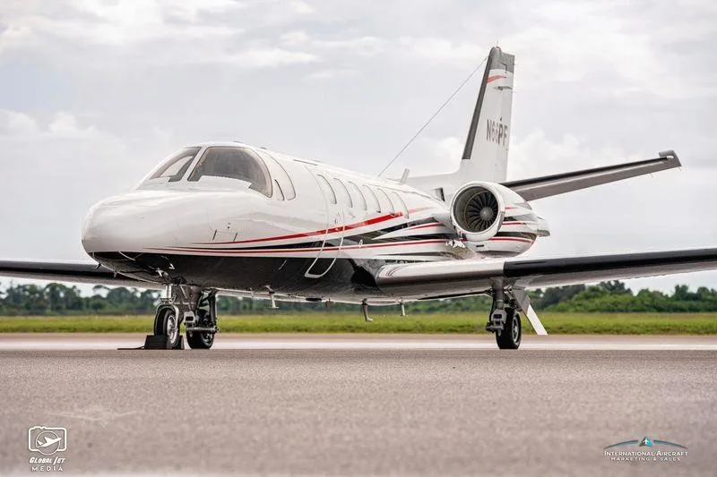 Exterior view of a 1998 CESSNA CITATION BRAVO, N66PF.