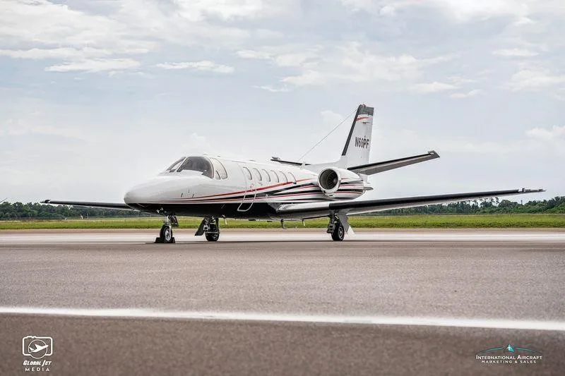 Exterior view of a 1998 CESSNA CITATION BRAVO, N66PF.