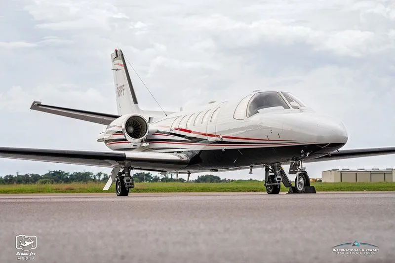 Exterior view of a 1998 CESSNA CITATION BRAVO, N66PF.
