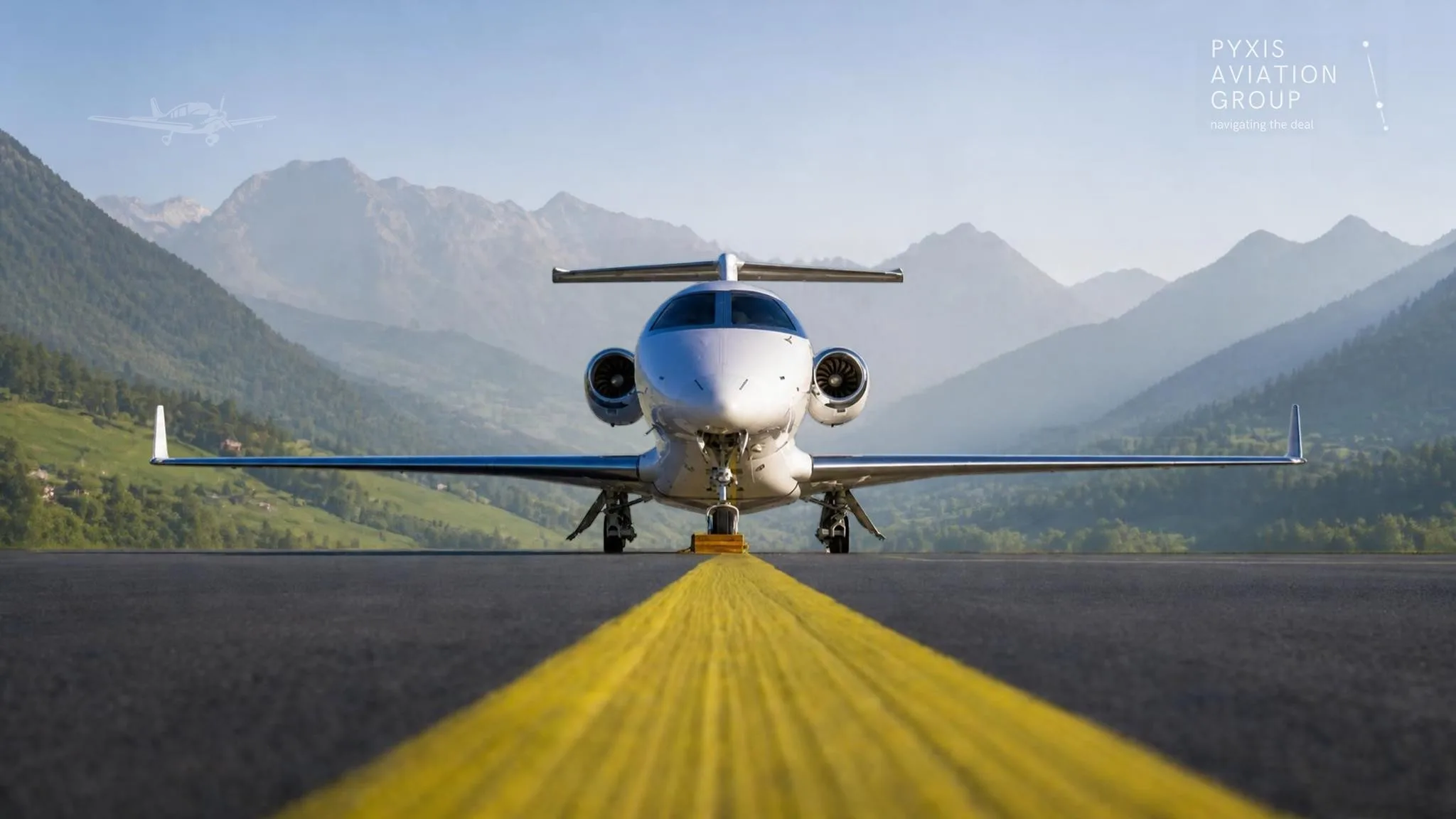 Exterior view of a 2013 EMBRAER PHENOM 300, D-CAAG.
