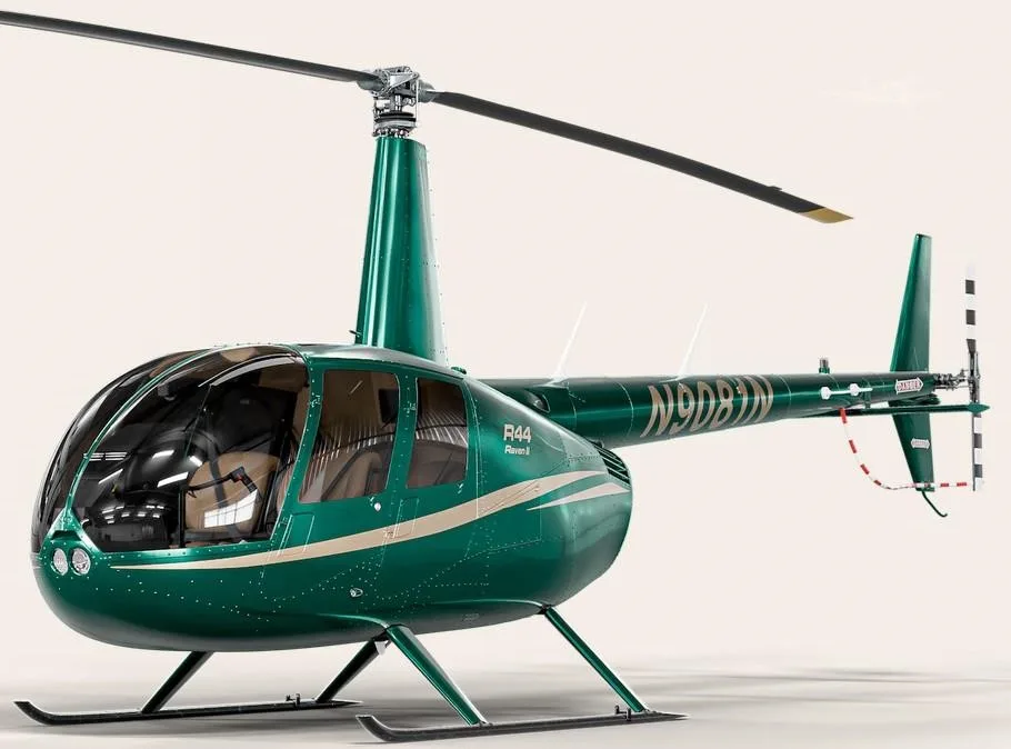 Marketing image of a 2026 ROBINSON R44 RAVEN II.