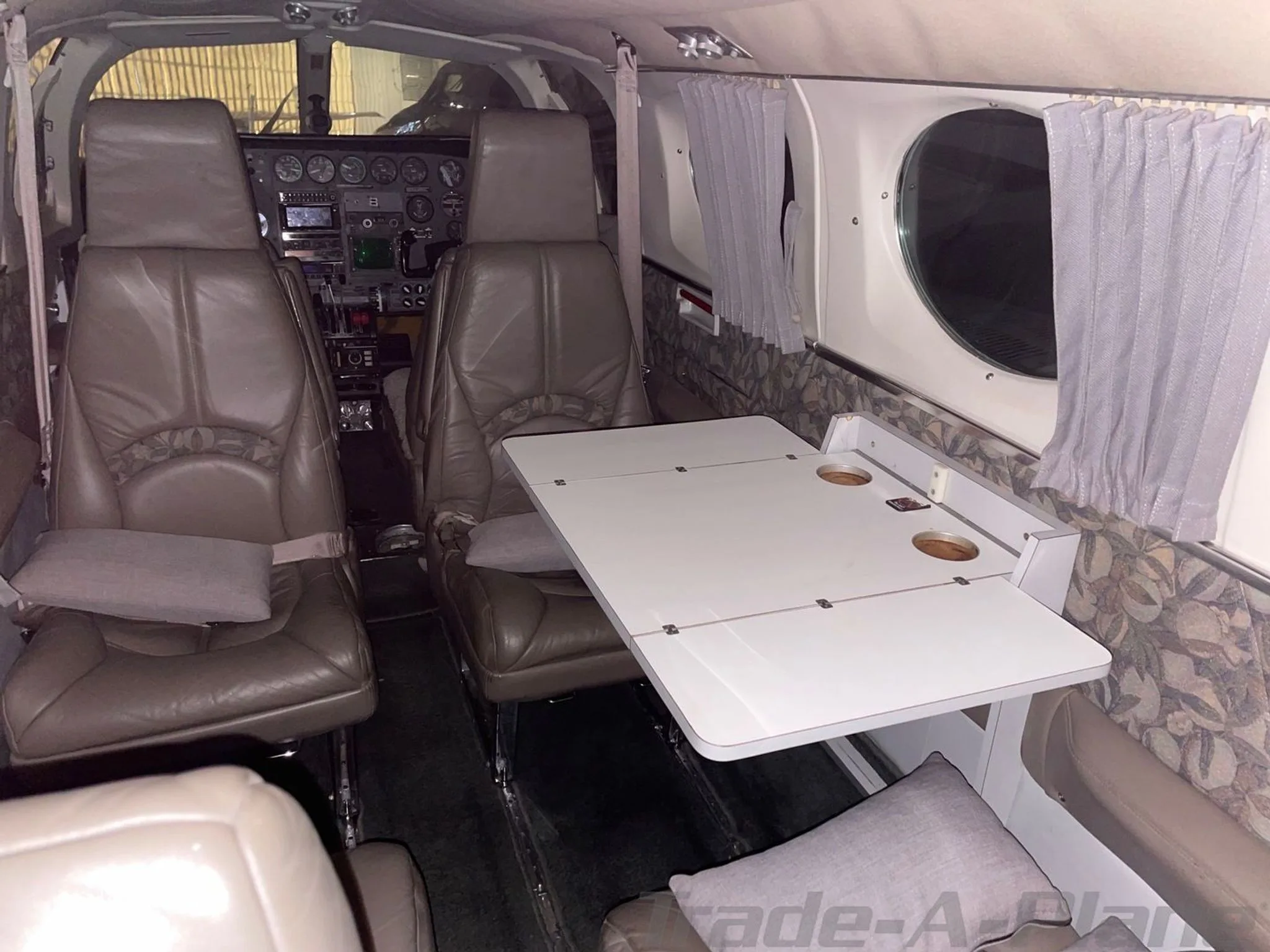 Cabin interior of a 1977 CESSNA 340A.