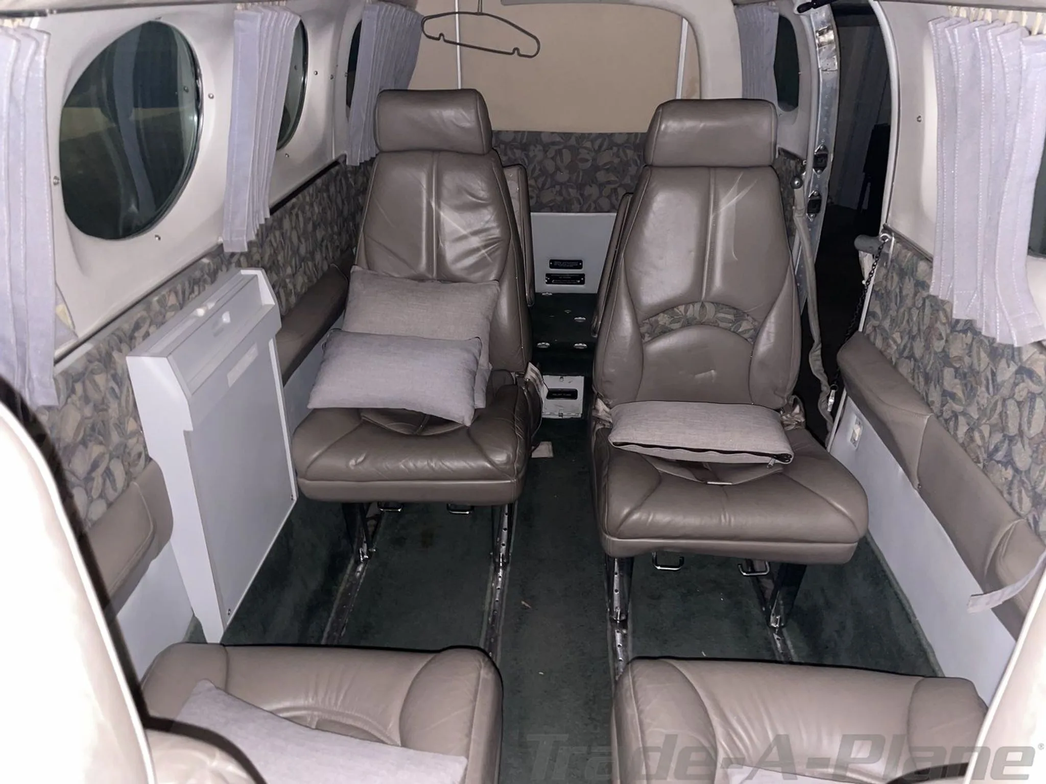 Cabin interior of a 1977 CESSNA 340A.
