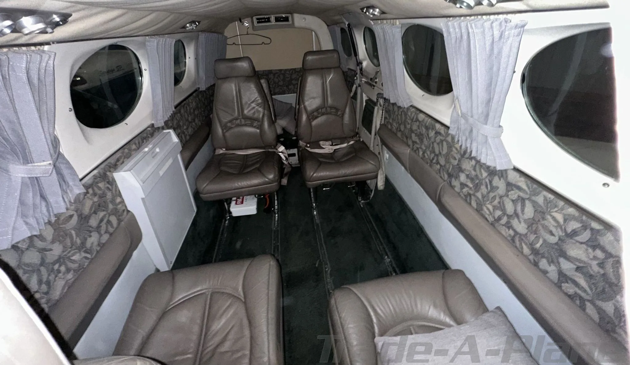 Cabin interior of a 1977 CESSNA 340A.