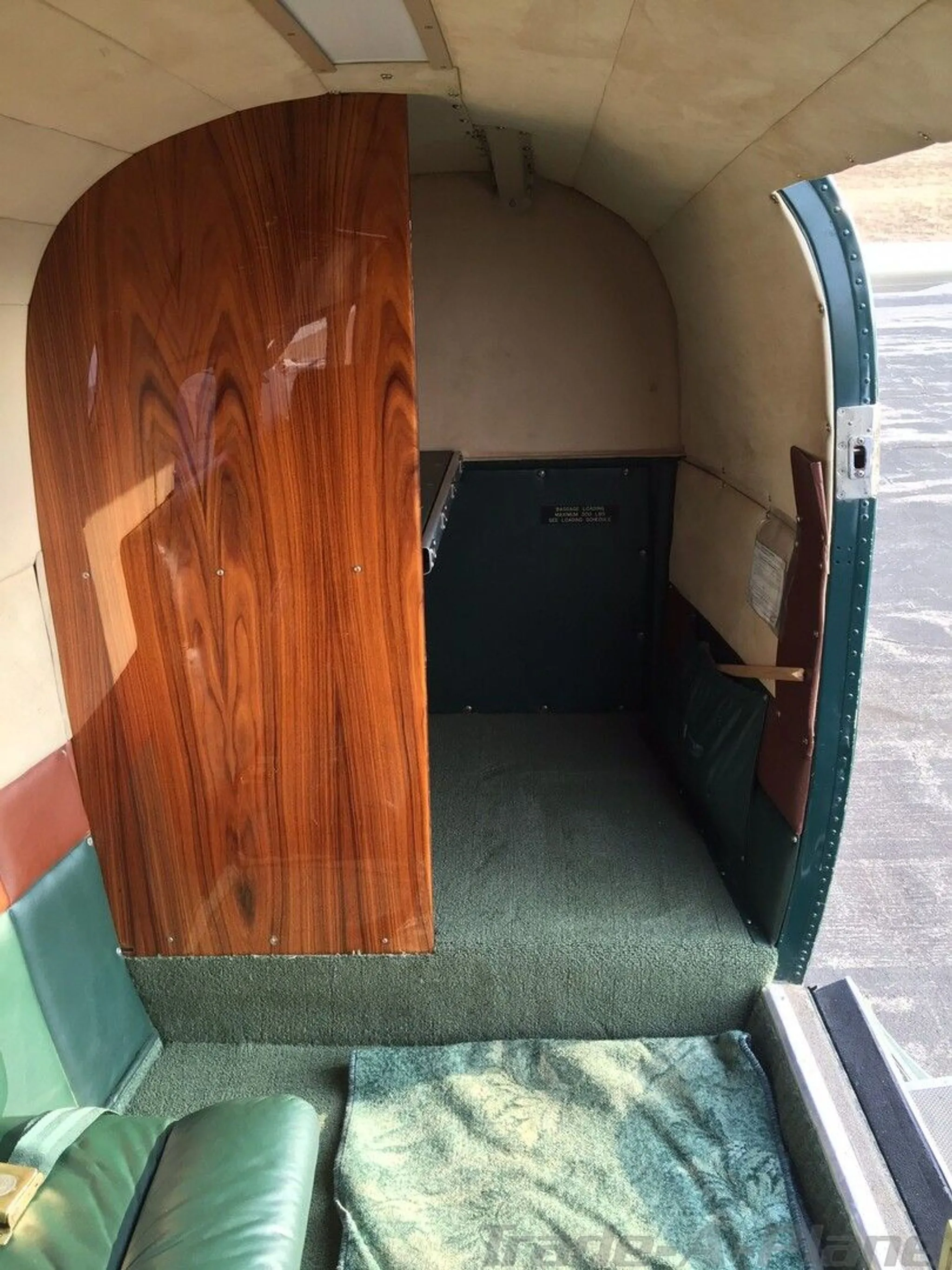 Cabin interior of a 1964 BEECHCRAFT H18.