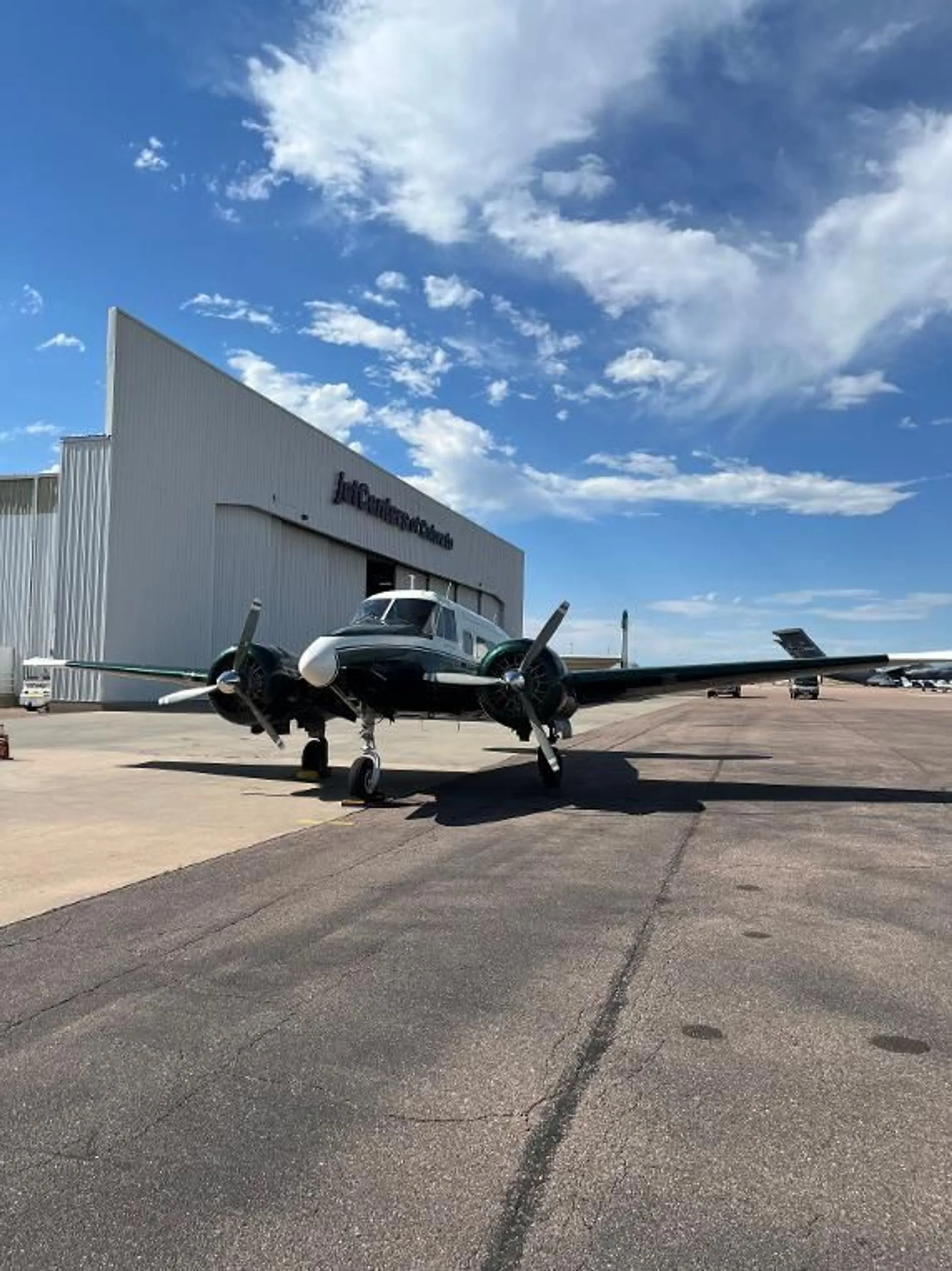 Exterior view of a 1964 BEECHCRAFT H18, N26PL.