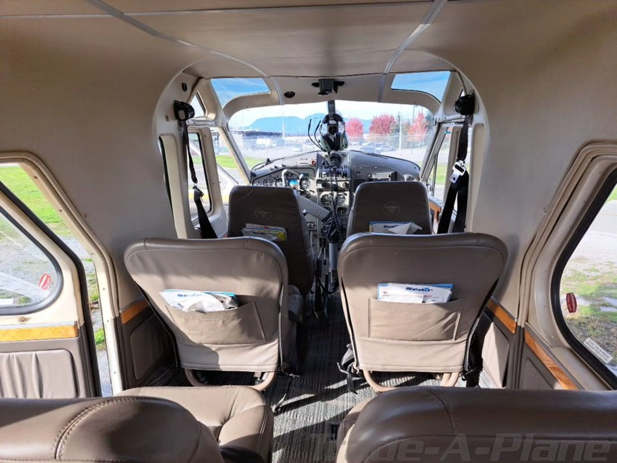 Cabin interior of a 1967 DEHAVILLAND DHC-2 MK III.