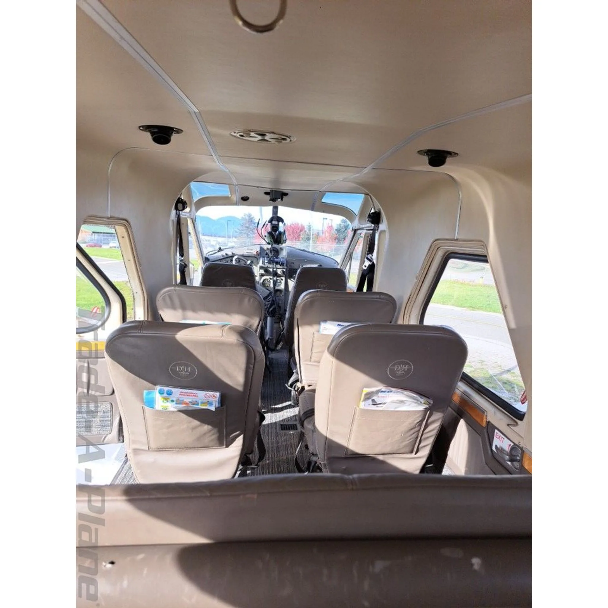 Cabin interior of a 1967 DEHAVILLAND DHC-2 MK III.